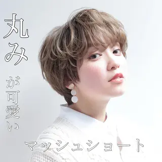 ショート 縮毛/ショート/ ボブ/レイヤー/小原のヘアスタイル