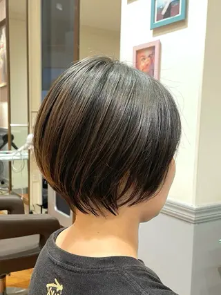 ショート 大阪梅田 稲葉利也斗のヘアスタイル