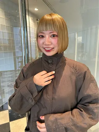 ショート 高山 沙来/レイヤー カット/髪質改善艶髪のヘアスタイル