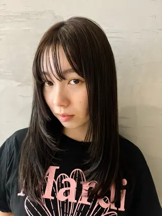 ロング カラー RABU /髪質改善 伏見/ヘアケアサロンのヘアスタイル