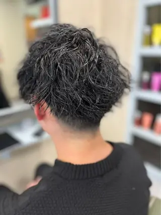 ショート パーマ メンズ gracias所属・GRACIAS 本店 店長　植田のヘアスタイル