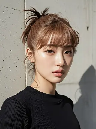 セミロング ウルフカット 811 大阪梅田 ウルフのヘアスタイル