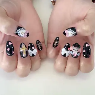 ネイル 💎🐰 saki. m 🐰💎のネイルデザイン