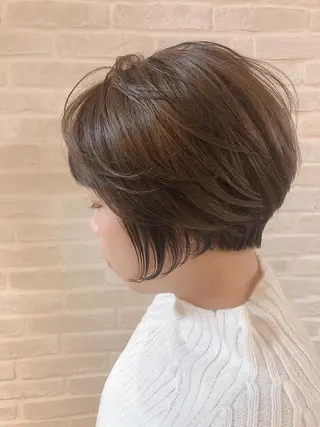 ショート カラー hair salon Ranun髪質改善のヘアスタイル