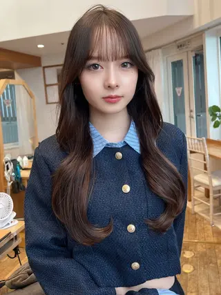 ミディアム カラー 望月威吹/表参道/レ イヤー/似合わせのヘアスタイル