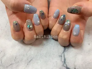 ネイル ネイルリボン 石田のネイルデザイン