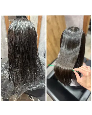 セミロング Nidomi所属・Nidomi縮毛矯正 /髪質改善　嶋村涼亮のヘアスタイル