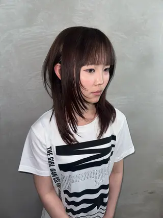 ミディアム ブリーチ・レイヤ ー特化🔥 ちかまるのヘアスタイル