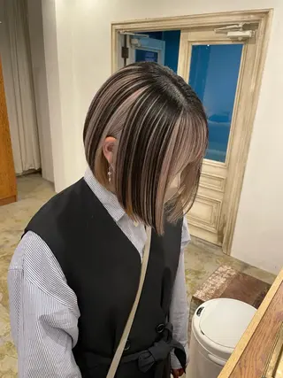 ショート 梅田／ボブカット ／サイバアサトのヘアスタイル