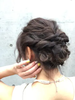 ヘアアレンジ 韓国ヘア🤍髪質改善 🇰🇷AKANEのヘアスタイル