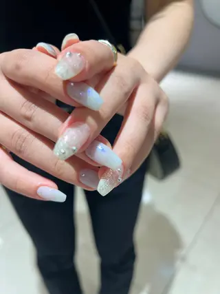 ネイル 個性派ニュアンス nuts nail所属・【池袋】nuts nail　なつみのネイルデザイン