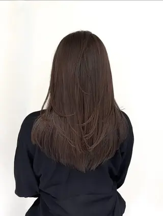 セミロング 表参道/レイヤー/ 髪質改善/ryoのヘアスタイル