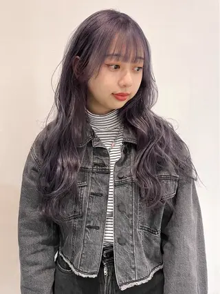 ロング カラー あ あのヘアスタイル