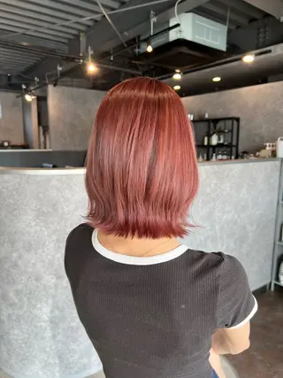 ミディアム ink yukariのヘアスタイル