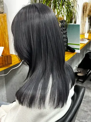 ロング カラー ヘアー.ネイル二刀流 misa🫧のヘアスタイル