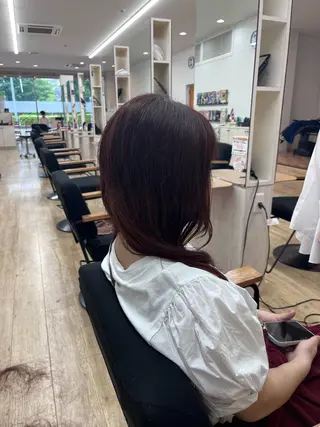 ミディアム セミjrスタイリスト /田尾凌雅のヘアスタイル