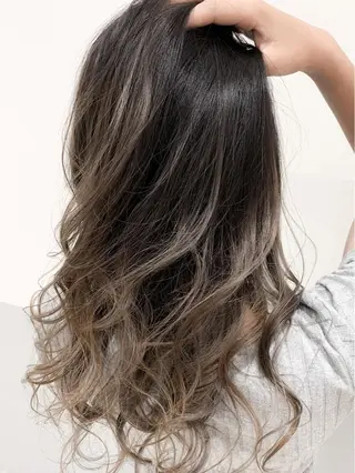 ロング カラー 小島 脩のヘアスタイル