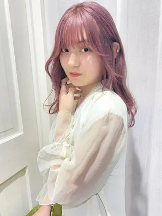 ミディアム 梅津 光帆のヘアスタイル