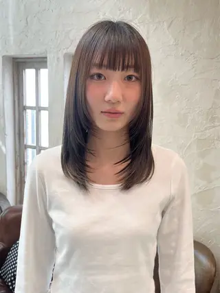 セミロング カラー rise /メンズカットのヘアスタイル