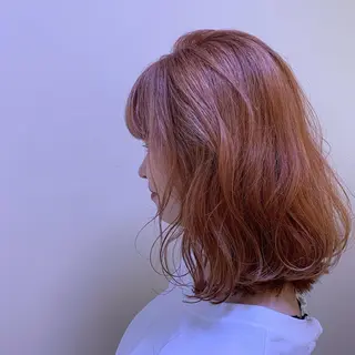 ミディアム 似合わせカットカラー ♡佐藤捺美のヘアスタイル