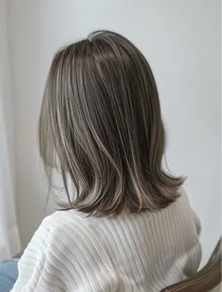 ミディアム AYU / MODE K's 松原のヘアスタイル