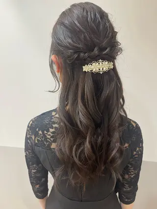 ヘアアレンジ ubu share salon所属・鈴村緋女／ヘアセット ／耳ツボジュエリーのその他イメージ