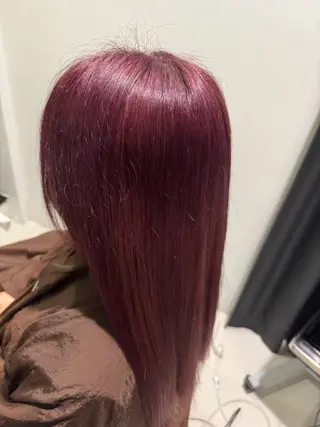 ロング カラー 今野 優のヘアスタイル