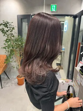 セミロング メンズ縮毛矯正 ブリーチカラー/まやのヘアスタイル