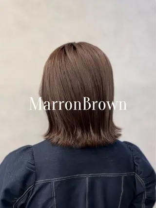 カラー Aya/大阪梅田 /艶カラーのヘアスタイル