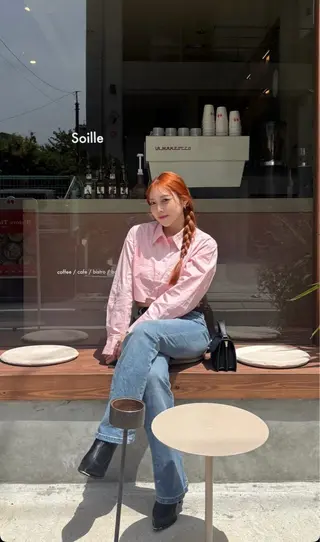 カラー YURiA レイヤー🫧のヘアスタイル