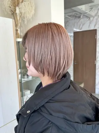 ショート カラー ハイトーン×似合わせ 🌱中川慎之介のヘアスタイル