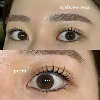 アイブロウ アイブロウ&マツパ カラーモデルまなみのマツエク・マツパデザイン