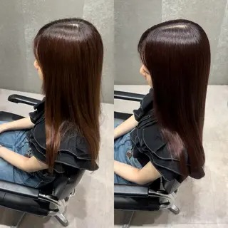 ミディアム カラー 髪質改善ヘアケア 艶髪特化/上田のヘアスタイル
