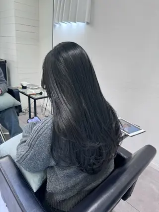 ロング カラー AHNKISM所属・髪質改善/艶カラー HANAのヘアスタイル