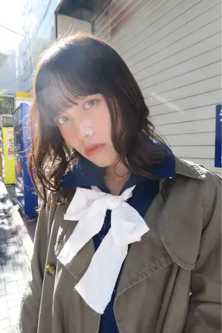 ミディアム Nakamura Manaのヘアスタイル