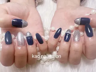 ネイル kao nail マグネット/長さだしのネイルデザイン