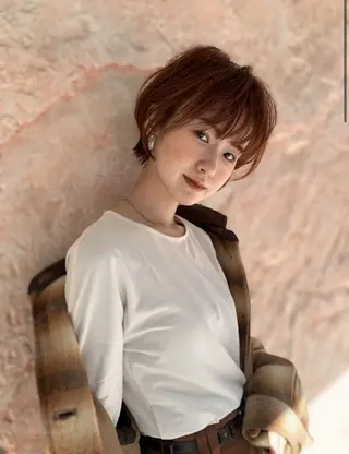 ショート イエナ所属・村山 美空のヘアスタイル
