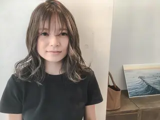 ミディアム カラー Fill @のヘアスタイル