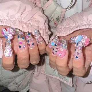 ネイル RIEKO🍒 ワンホン♡推しネイルのネイルデザイン