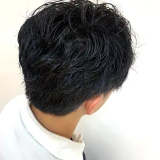 ショート パーマ メンズ 🫧ウルフカット/ 畑中結衣🫧のヘアスタイル