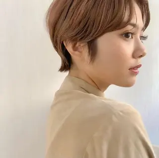 ショート カラー 渋谷/韓国風 西原直樹のヘアスタイル