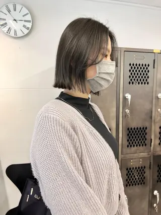 ショート カラー 樫原裕二/レイヤー カット/透明感カラーのヘアスタイル