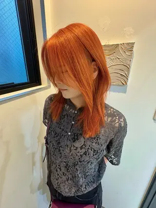 セミロング カラー コイデ リュウセイのヘアスタイル