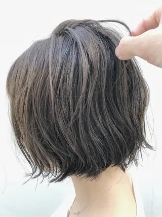 ショート カラー ノグチ ユウキ/ボブのヘアスタイル