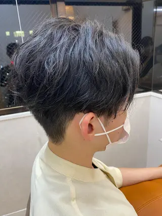 ショート カラー パーマ メンズ [メンズカット］日高 伸太朗tocca船橋のヘアスタイル