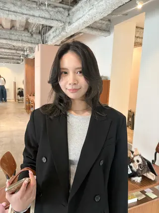 ミディアム カラー Takuma Suzuki中目黒のヘアスタイル