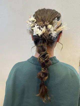 ロング ヘアアレンジ ニシグチ サヨのヘアスタイル