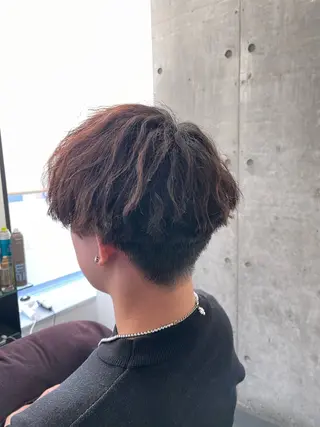 ショート パーマ メンズ 久保田 和正のヘアスタイル