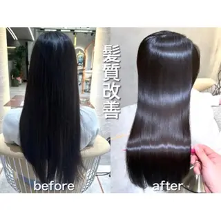 セミロング 🫧顔周りレイヤー/ ウルフ/縮毛/白倉のヘアスタイル