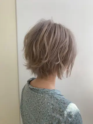 ショート カラー Le'a渋谷所属・インナーエクステ渋谷 🦋KAJIのヘアスタイル